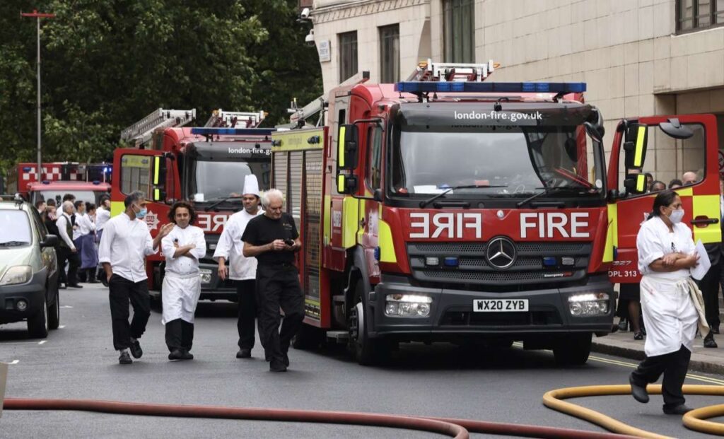 Dorchester Hotel Evacuated After Blaze Breaks Out