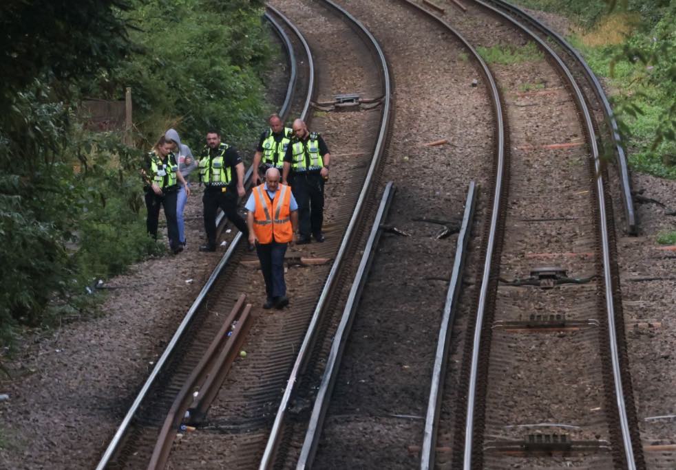 Railway Police Detain Woman After Making Off Down The Tracks At Maidstone Barracks Station