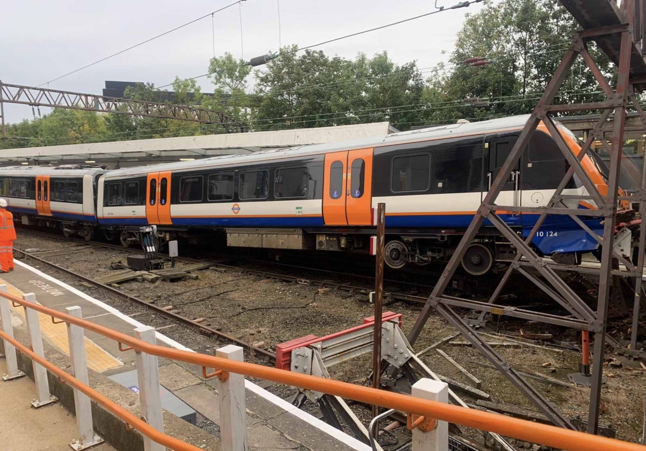 Two Injured In Enfield Train Derailment With Fifty People Onboard