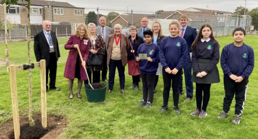A Tree With Royal Connections Has Been Planted In The Grounds Of A Kent School After Pupils And Staff Were Chosen To Help Celebrate Her Majesty The Queen’s Platinum Jubilee