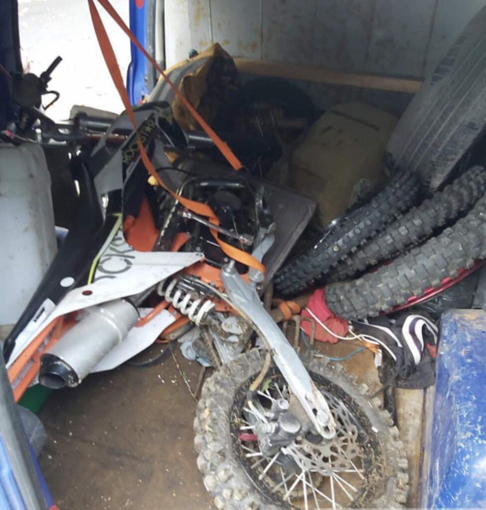 Two Men In A Van Have Been Arrested In #maidstone With A Suspected Stolen Motorbike In The Rear Of The Vehicle