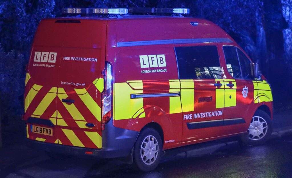 Four Fire Engines And Around 25 Firefighters Were Called To A House Fire On Gaysham Avenue In Gants Hill In The Early Hours Of This Morning