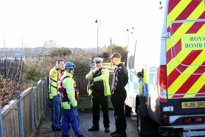 Area Declared safe after Suspect Find of Eight Pieces of Ordnance in Gosport