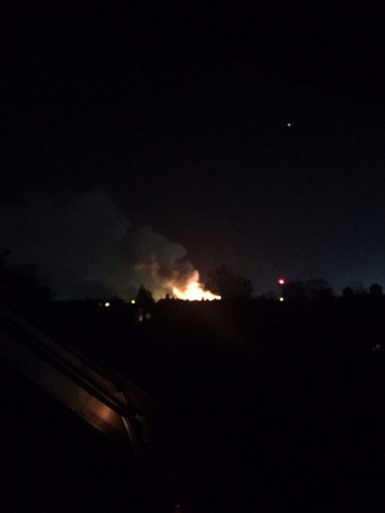 Major 20 pump fire in Exeter