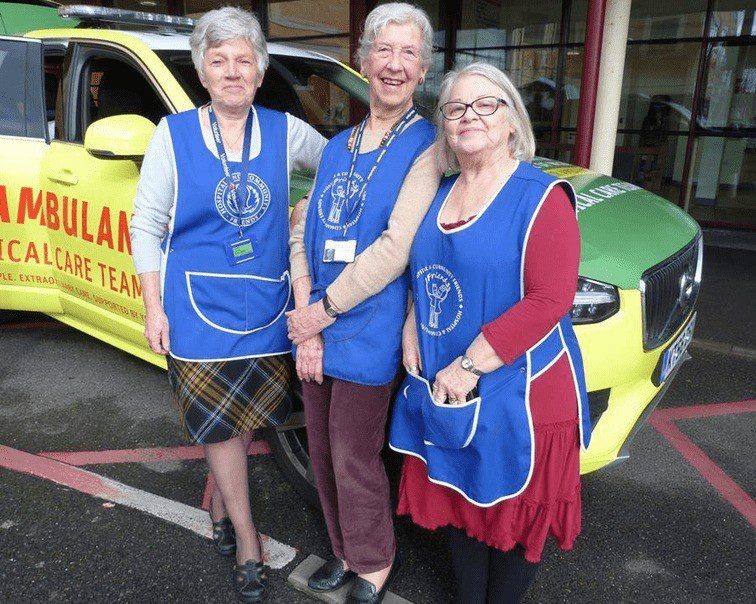 Air Medic Drop in for a cuppa  to Say thanks for 20K Donation