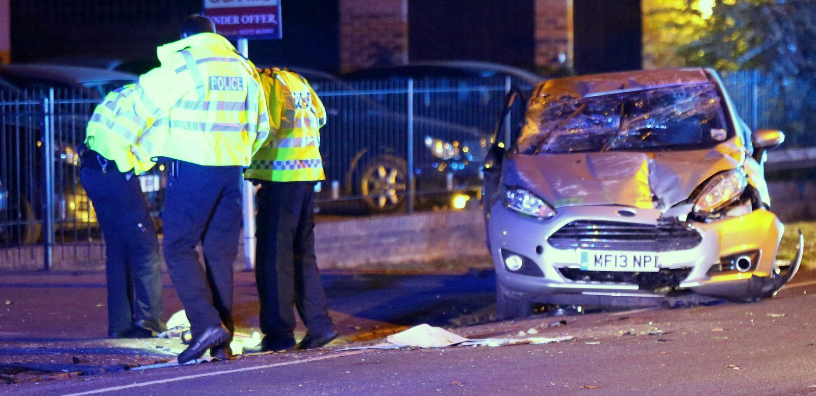 Driver Escapes Serious Injury after Car Ploughs into Railings in Esher