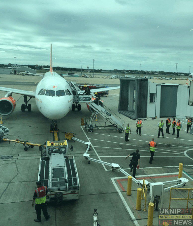 Breaking: Easyjet Plane At Gatwick Airport Has Been Evacuated After Suspicious White Powder