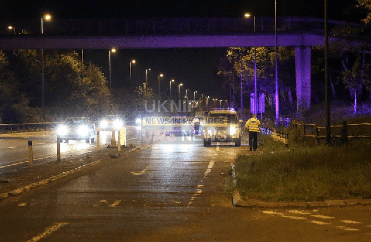 Person involved in Serious  Collision on the Wisley Lane after car ploughs into Tree