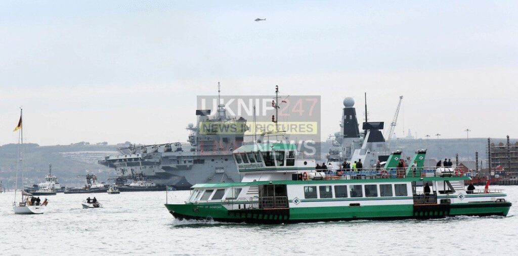Will She or Won’t She HMS  Elizabeth Set to Leave on Monday after ship is dogged with serious technical problems aboard