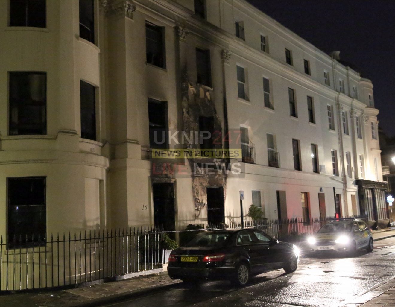 Four Million Pound Property On Posh London Grosvenor  Private Estate  Left Gutted By Fire As Probe Is Launched