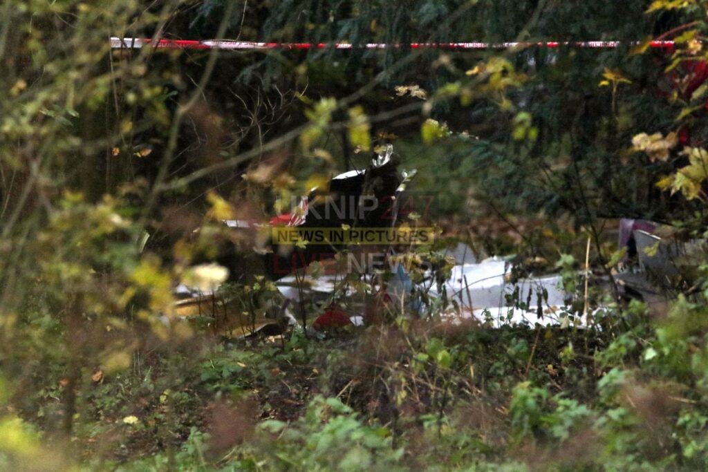 Work Continues to recover Aircraft following Mid Air Crash in Buckighamshire