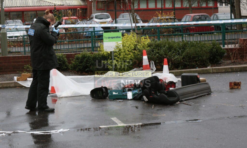 Armed Surrey Police Officers  search for Cash Point Robbers after Raid In Ewell