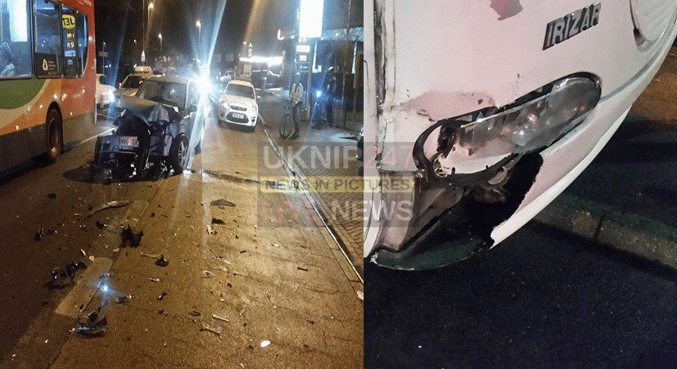 Day tripping pensioners escape Injury Following Collision between a Car and Coach in Portsmouth