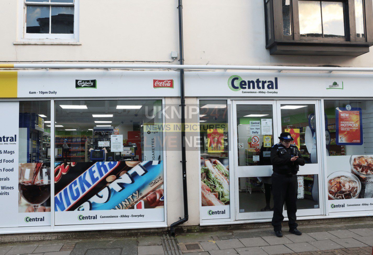 Armed Police Arrest Man Following Robbery At Newport Convenience Store