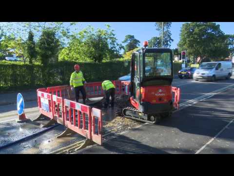 Sink Hole Appears In Fareham