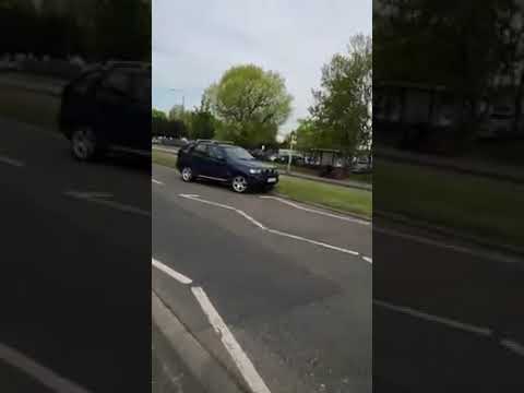 Driver narrowly avoids head on collision