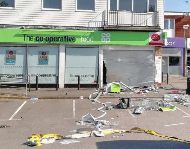 Ram Raid on Gravesend Co-OP