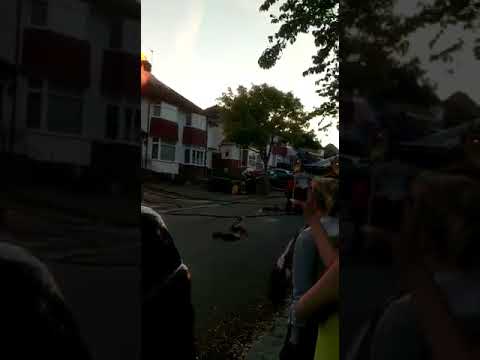 Two People Escape Blaze that ripped through Property in Edgware