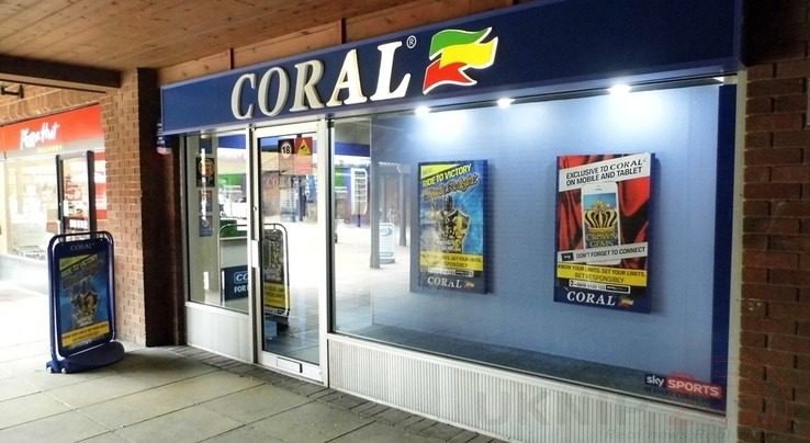 Coral Bookmakers in Locks Heath  is robbed
