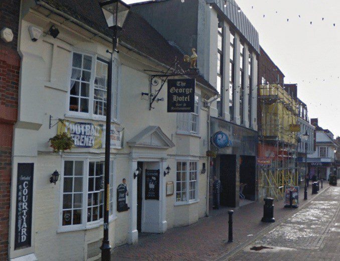 Man stabbed in Ashford Pub