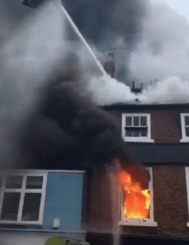 Fire Rips Through Two Shops In Darlington