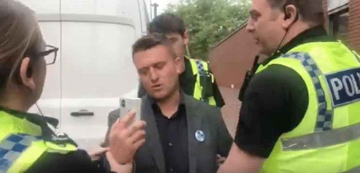 Tommy Robinson has been arrested outside  Leeds Crown Court