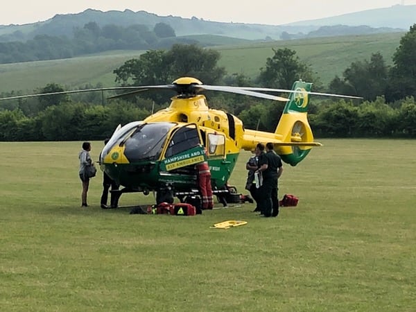 Fire crews called to  Rescue child trapped in well on the Isle of Wight