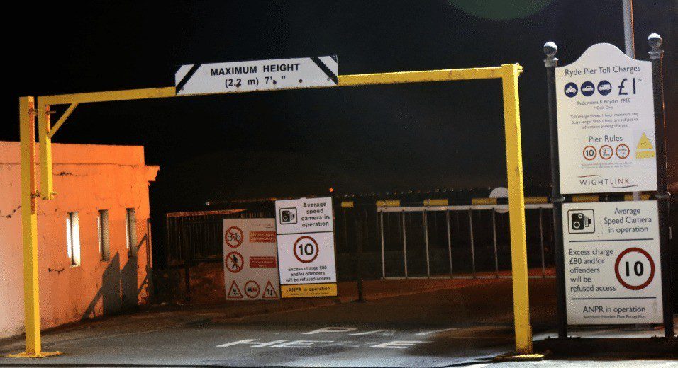 Beware As Wightlink Install Anpr Camera  To Squeeze The  Drivers  Using Car Parking On Ryde Pier