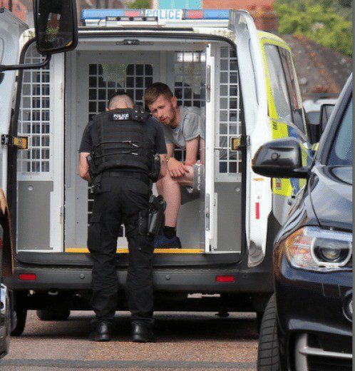 Police Surround House On Newport Estate