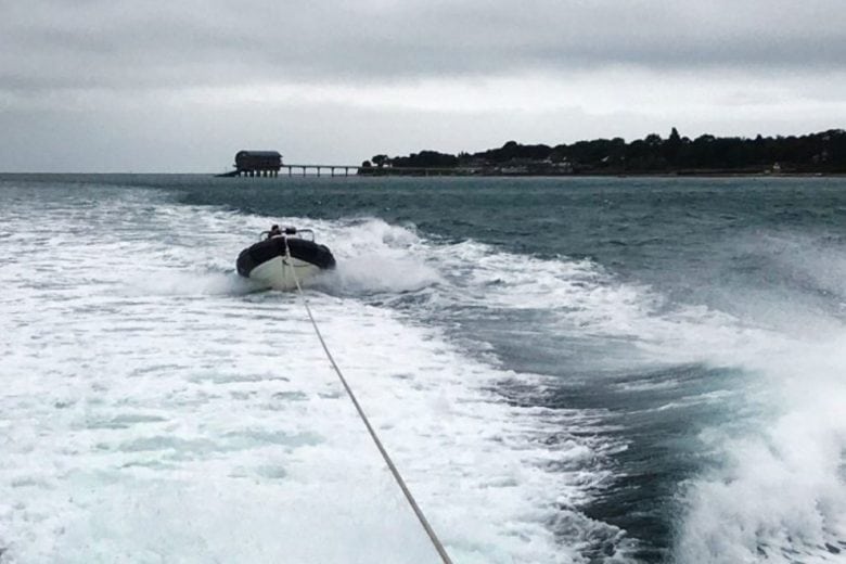 Bembridge Lifeboat Launched To Broken Down Boat In Main Shipping Lane