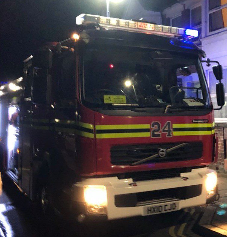 Hampshire Fire Crews Called To Tackle Late Night Property Fire In Southsea