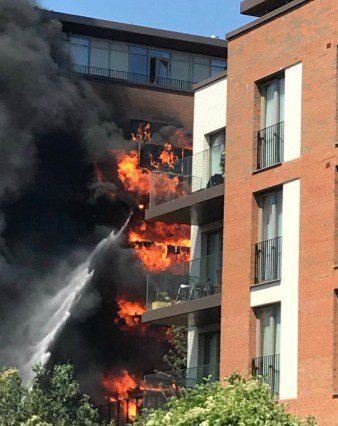 Fire destroys Five Balconies in West Hampstead