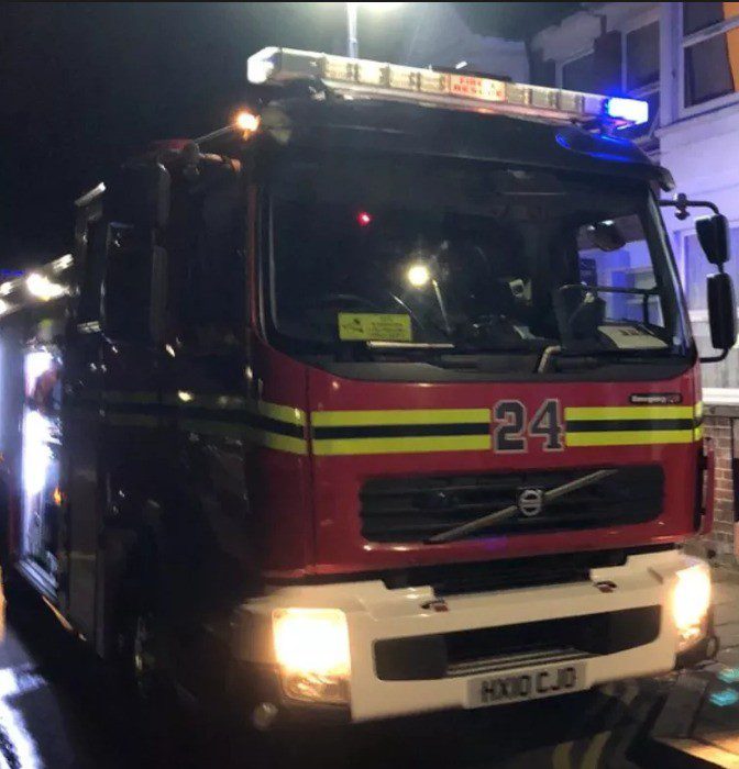 Fire Crews Called to Fire on Hulbert Road in Havant