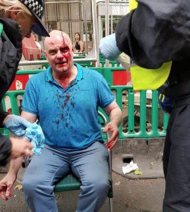 Parliament Square Has Reopened Following The Conclusion Of The 'welcome Trump' And 'free Tommy Robinson' Processions