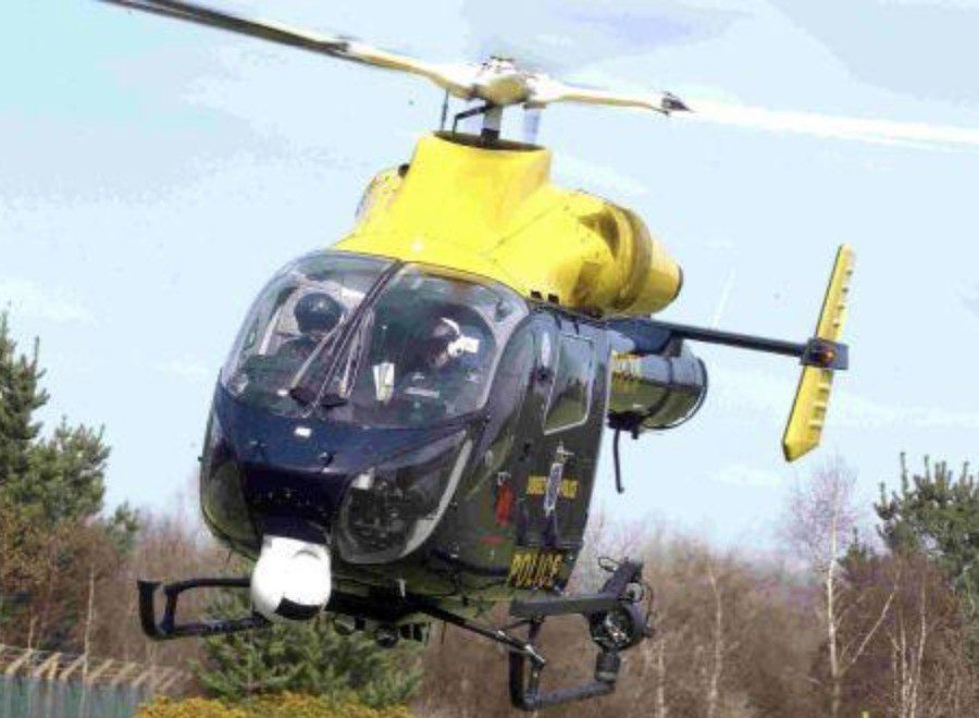 Helicopter called  in to search for  driver who made  off from Police in Ryde