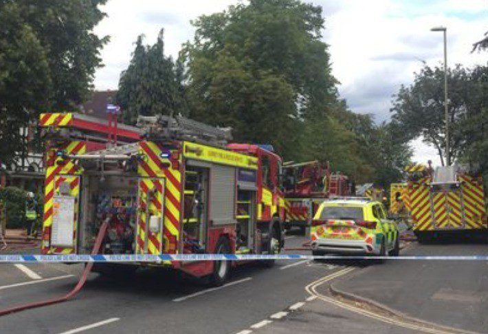 Police Launch Arson Probe  Following Farnborough House Fire