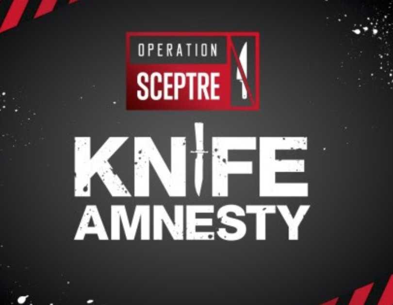 Police put out Knife amnesty bins in Aldershot