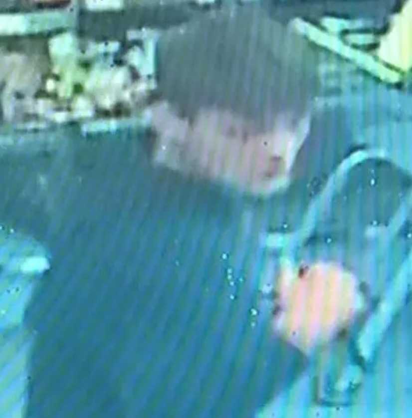 CCTV image of a man police would like to speak to following the robbery in Romsey