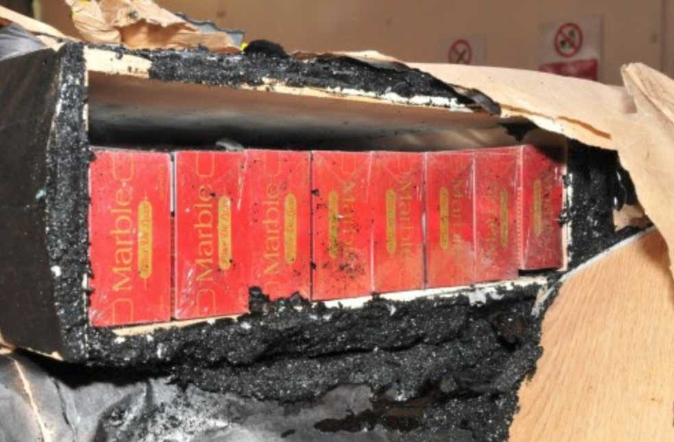 Three men have been jailed after they were caught with more than 1.5 million illegal cigarettes