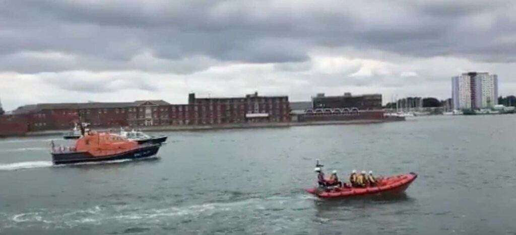 Man Still Missing after Fall from Wightlink Ferry in Portsmouth