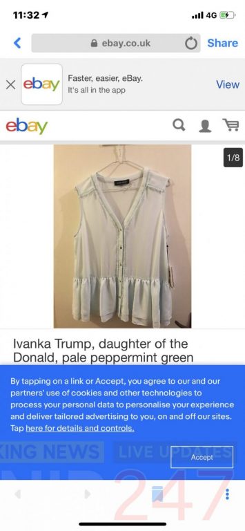 Isle Of Wight Ebayer With A Sense Of Humour For Trump