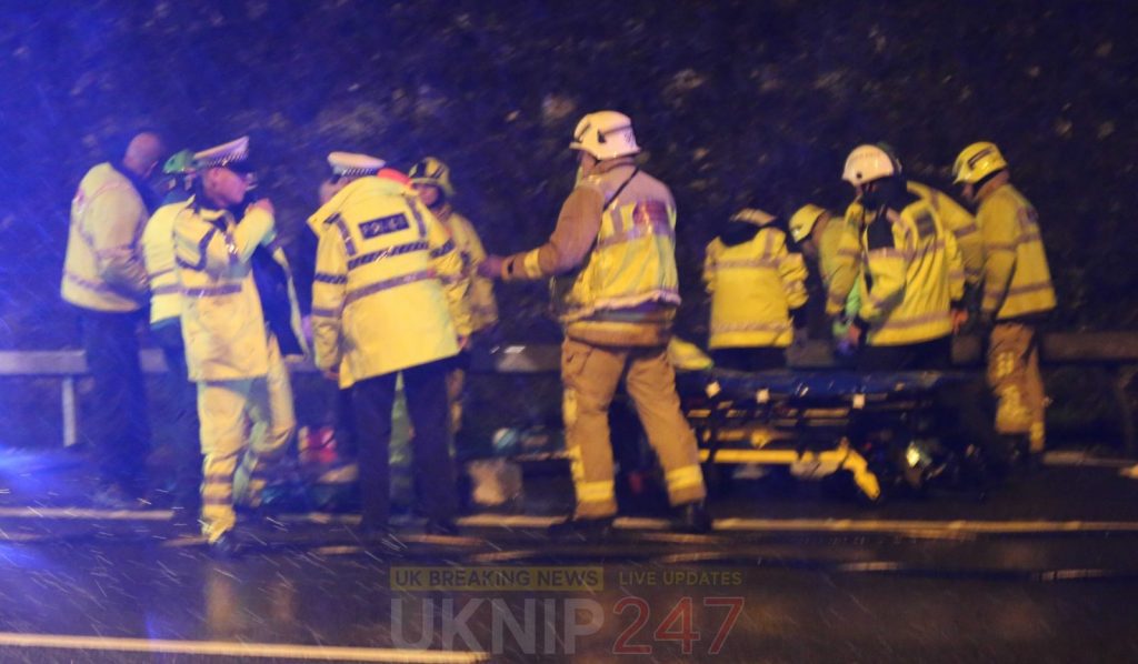 Child Rushed To Hospital And One Arrested Following M25 Collision