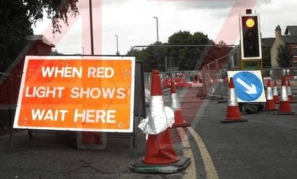 Prepare for two weeks of nightmares on Staplers Road  the Traffic lights are back