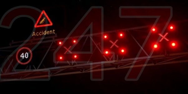 Highways England Set To Use Cameras To Catch Drivers Ignoring Red X Signs And Issue Fixed Penalty Notices