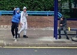 Truant  Chav schoolboys  causing  cause havoc in Portsmouth