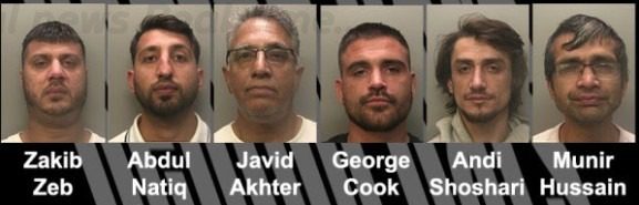 Six men are behind bars for supplying cocaine in Surrey