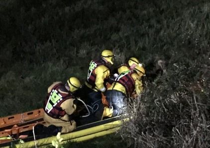 Kent Fire Crews Called To Rescue On The River Medway