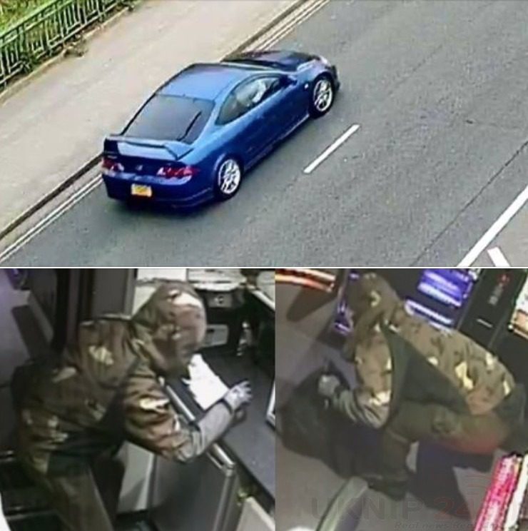 Police release CCTV following an aggravated burglary at the Golden Touch Amusements in Southampton