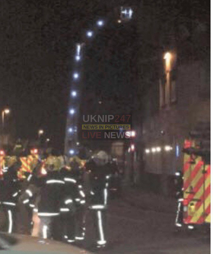 Ten Fire Crews Called to deal with fire at Brunel House in Portsmouth