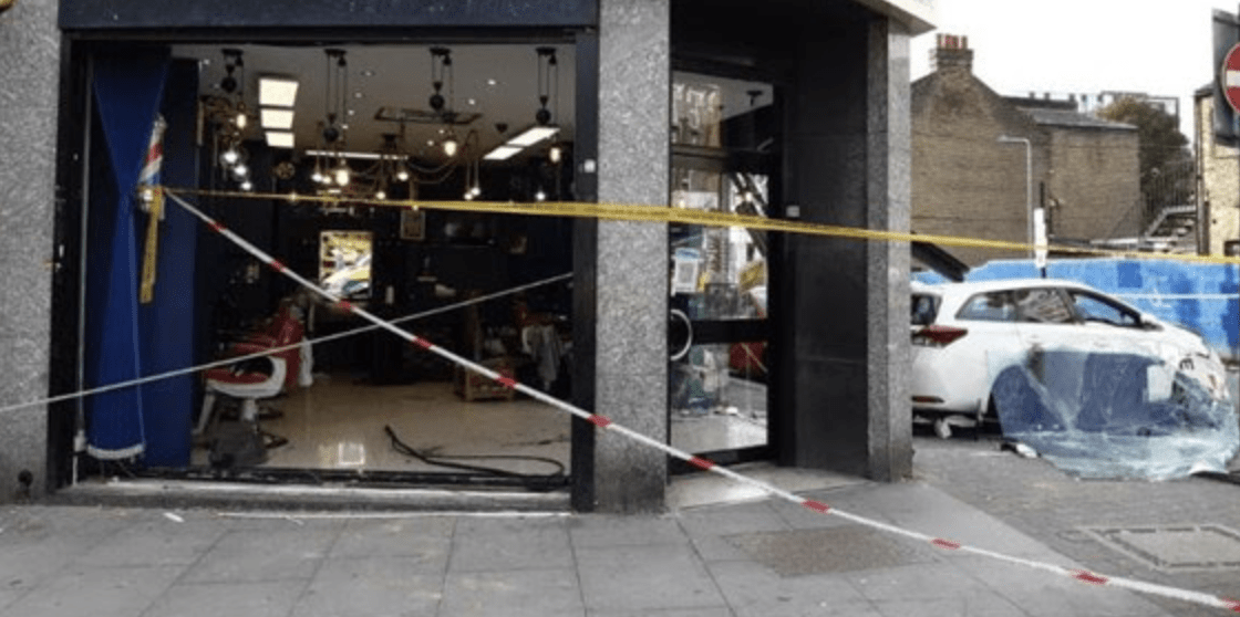 Firefighters Were Called To A Road Traffic Collision On Hoe Street In Walthamstow